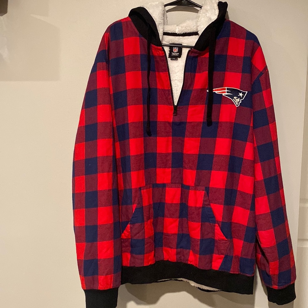 Mens Patriots Sherpa Flannel - Size XL